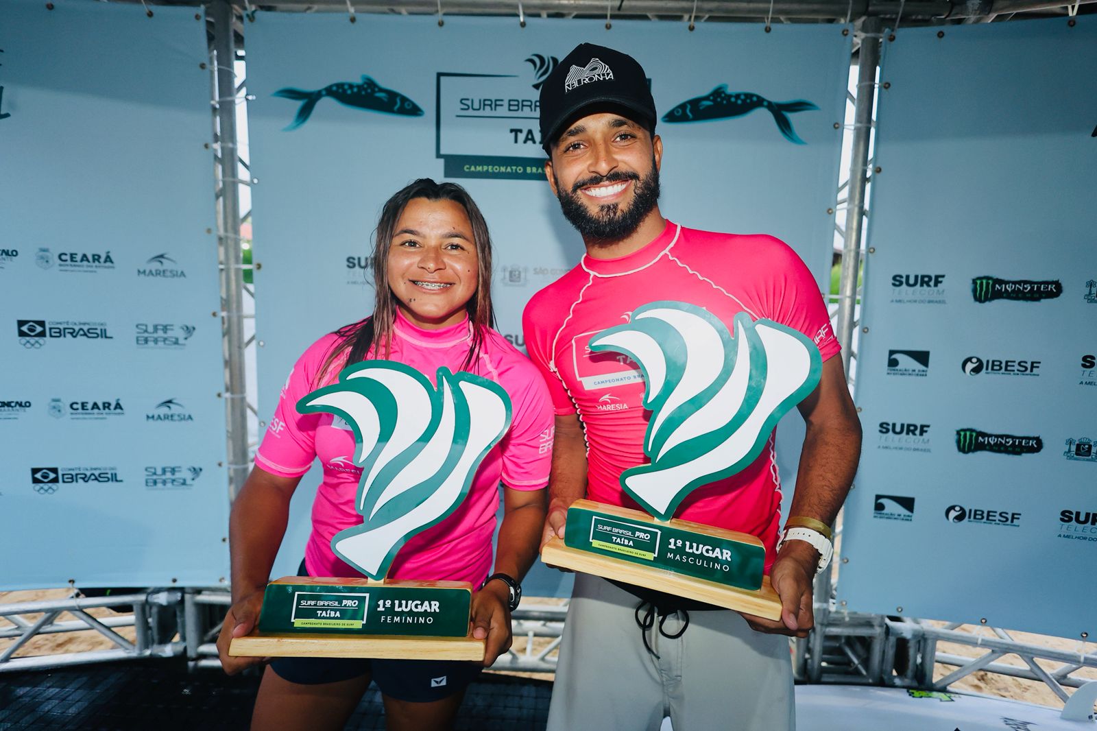 Cearenses largaram na frente na corrida pelos títulos brasileiros de surfe 2026